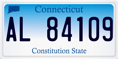 CT license plate AL84109