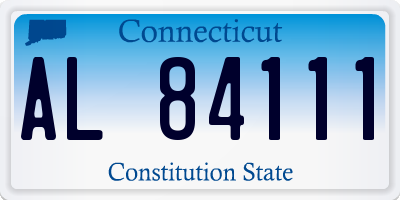CT license plate AL84111