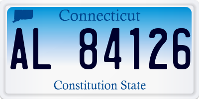CT license plate AL84126