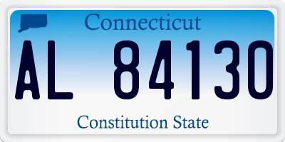 CT license plate AL84130