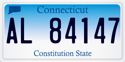 CT license plate AL84147