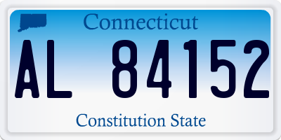 CT license plate AL84152