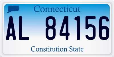 CT license plate AL84156