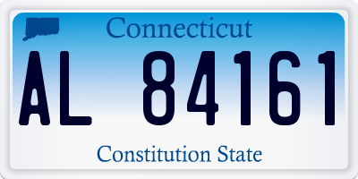 CT license plate AL84161