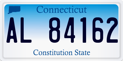 CT license plate AL84162