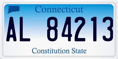 CT license plate AL84213
