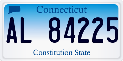 CT license plate AL84225