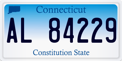 CT license plate AL84229