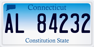 CT license plate AL84232