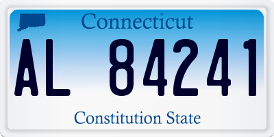 CT license plate AL84241