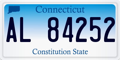 CT license plate AL84252
