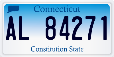 CT license plate AL84271