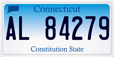CT license plate AL84279