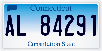 CT license plate AL84291