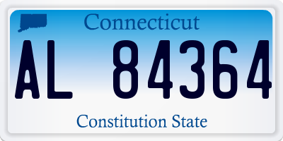 CT license plate AL84364