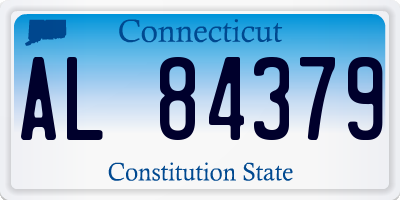 CT license plate AL84379