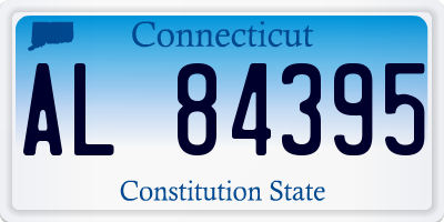 CT license plate AL84395