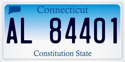 CT license plate AL84401