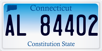 CT license plate AL84402