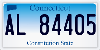 CT license plate AL84405