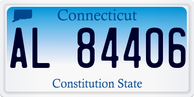 CT license plate AL84406