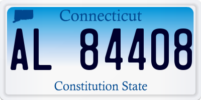 CT license plate AL84408