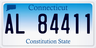 CT license plate AL84411