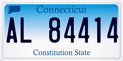 CT license plate AL84414