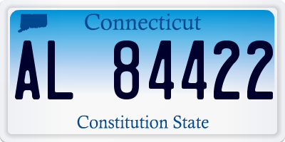 CT license plate AL84422
