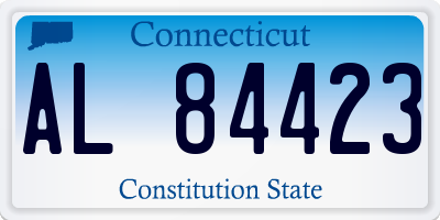CT license plate AL84423