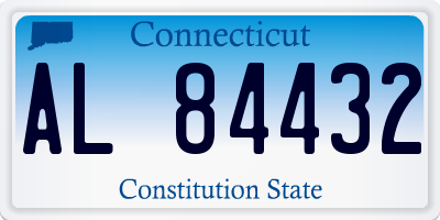 CT license plate AL84432