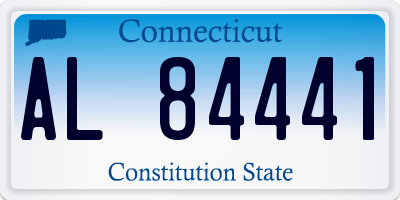 CT license plate AL84441
