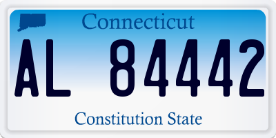 CT license plate AL84442