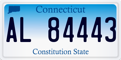 CT license plate AL84443