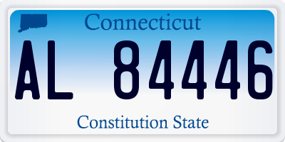 CT license plate AL84446