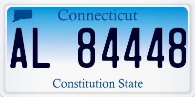 CT license plate AL84448