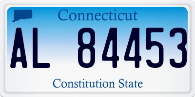 CT license plate AL84453