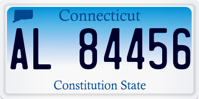 CT license plate AL84456