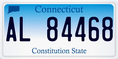CT license plate AL84468