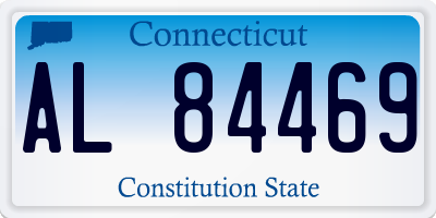 CT license plate AL84469
