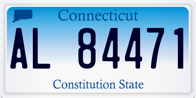 CT license plate AL84471