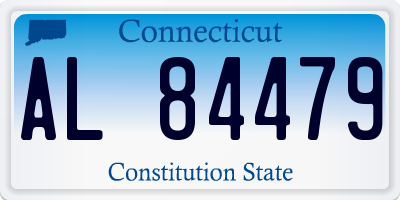 CT license plate AL84479