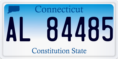 CT license plate AL84485