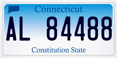 CT license plate AL84488