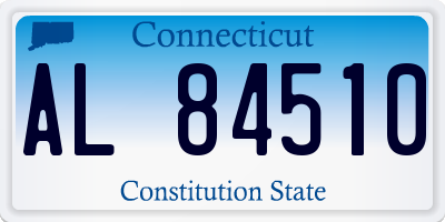 CT license plate AL84510