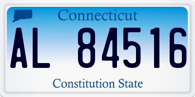 CT license plate AL84516