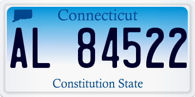 CT license plate AL84522