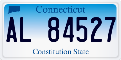 CT license plate AL84527