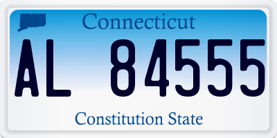 CT license plate AL84555