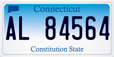 CT license plate AL84564